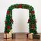 8ft. Pre-Lit Pine Artificial Christmas Tree Archway, Warm White LED Lights